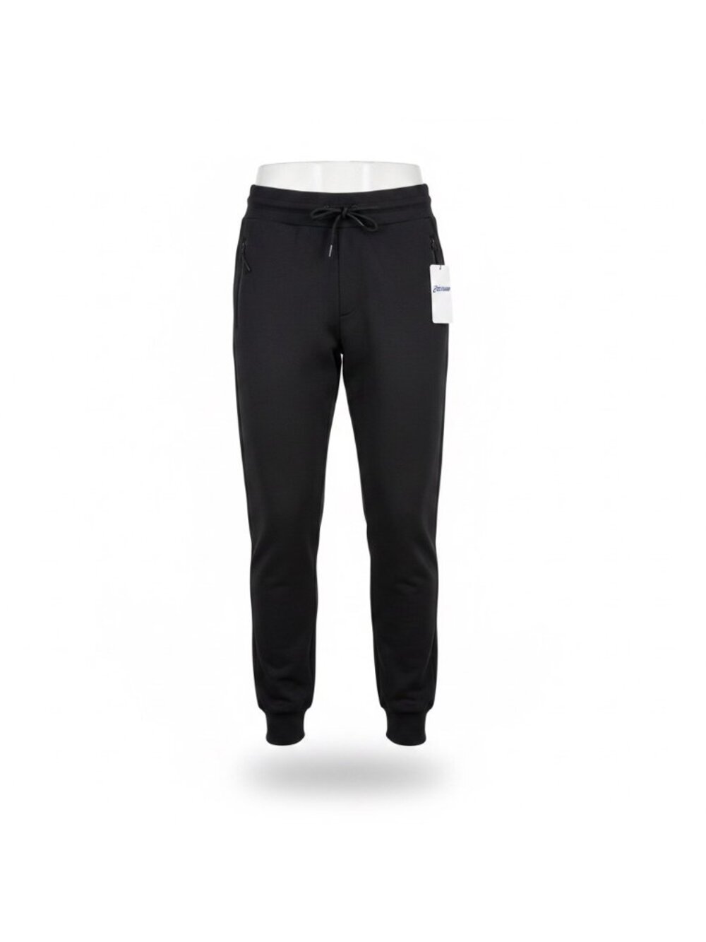 Pure Champ Mens Black Athletic Joggers Sweatpants Drawstring Closure Size M